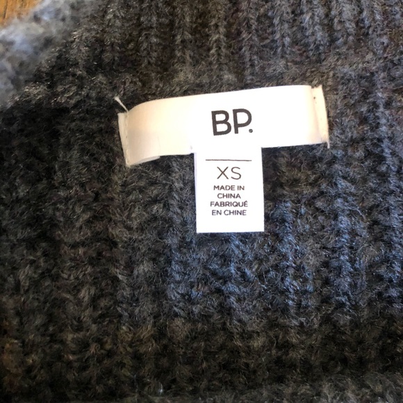 BP gray cable knit chunky sweater - Picture 6 of 8